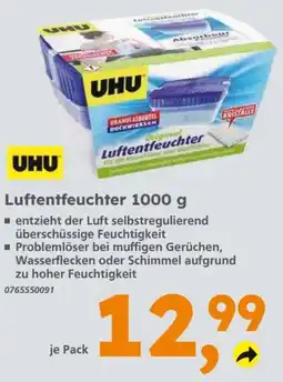 Globus Baumarkt UHU Luftentfeuchter Angebot