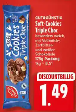 Elli Markt Soft-Cookies Triple Choc Angebot