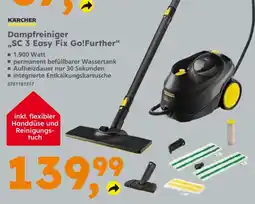 Globus Baumarkt KÄRCHER Dampfreiniger „SC 3 Easy Fix Go!Further“ Angebot