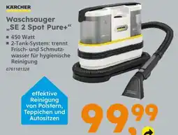 Globus Baumarkt KARCHER Waschsauger „SE 2 Spot Pure+“ Angebot