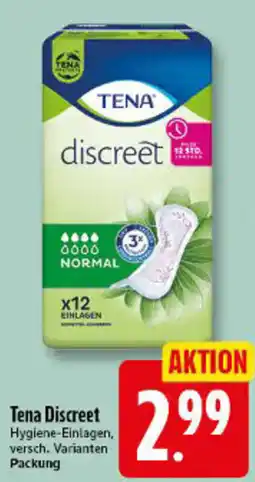 Elli Markt Tena Discreet Hygiene-Einlagen Angebot