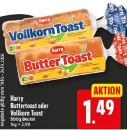 Elli Markt Harry Buttertoast oder Vollkorn Toast Angebot