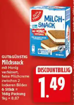 Elli Markt GUT&GÜNSTIG Milchsnack Angebot