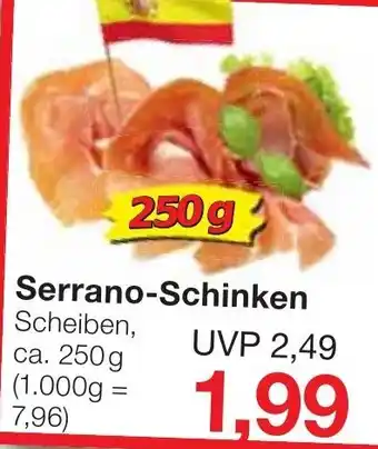 Jawoll Serrano-Schinken 250g Angebot