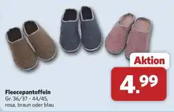 Combi Fleecepantoffeln Angebot