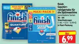 Edeka Herkules finish Geschirrreinigertabs Angebot