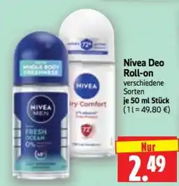 Edeka Herkules Nivea Deo Roll-on Angebot