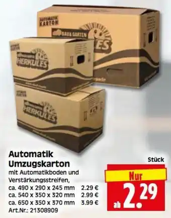 Automatik Umzugskarton HERKULES