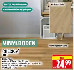 Herkules Baumarkt VINYLBODEN CHECK one Angebot