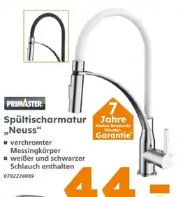 Globus Baumarkt PRIMASTER Spültischarmatur "Neuss" Angebot