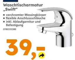 Globus Baumarkt Waschtischarmatur "Swift" Angebot