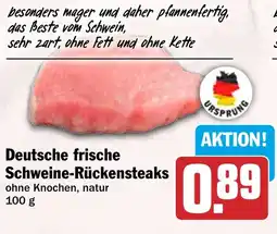 HIT Deutsche frische Schweine-Rückensteaks Angebot