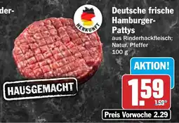 HIT Deutsche frische Hamburger-Pattys Angebot