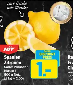 HIT HIT Spanien Zitronen Angebot