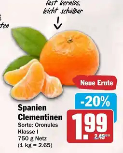 HIT Spanien Clementinen Angebot