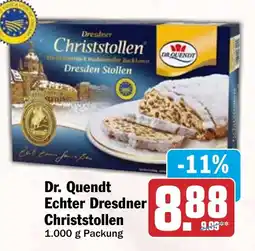 HIT Dr. Quendt Echter Dresdner Christstollen Angebot