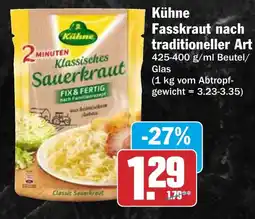 HIT Kühne Fasskraut nach traditioneller Art Angebot