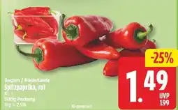 EDEKA Wucherpfennig Spitzpaprika, rot Angebot