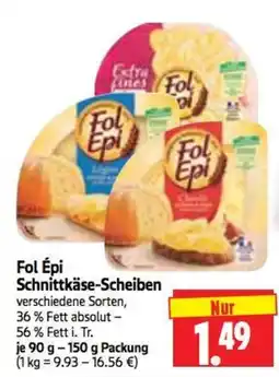 Edeka Herkules Fol Épi Schnittkäse-Scheiben Angebot