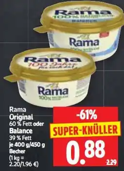 Edeka Herkules Rama Original oder Balance Angebot