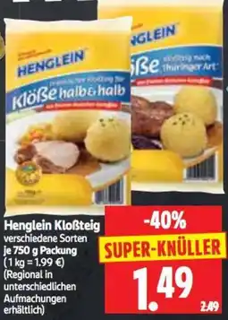 Edeka Herkules Henglein Kloßteig Angebot