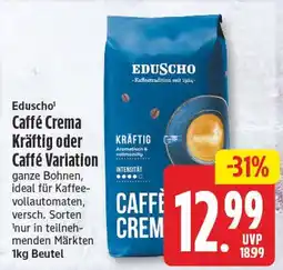 EDEKA Wucherpfennig Eduscho Caffé Crema Angebot