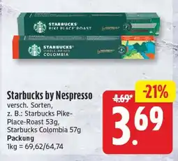 EDEKA Wucherpfennig Starbucks by Nespresso Angebot