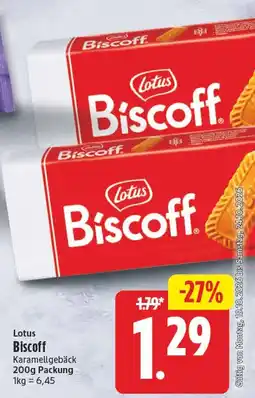 EDEKA Wucherpfennig Lotus Biscoff Karamellgebäck Angebot