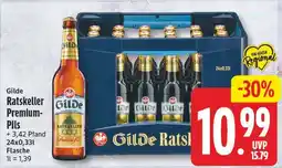 EDEKA Wucherpfennig Gilde Ratskeller Premium-Pils Angebot