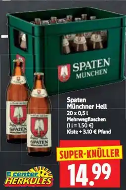 Edeka Herkules Spaten Münchner Hell Angebot