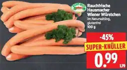 Edeka Herkules Rauchfrische Hausmacher Wiener Würstchen Angebot