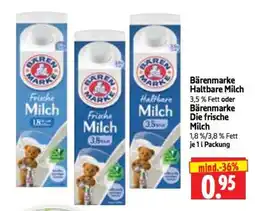 Edeka Herkules Bärenmarke Haltbare Milch Angebot