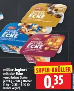Edeka Herkules müller Joghurt mit der Ecke Angebot