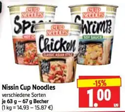 Edeka Herkules Nissin Cup Noodles Angebot
