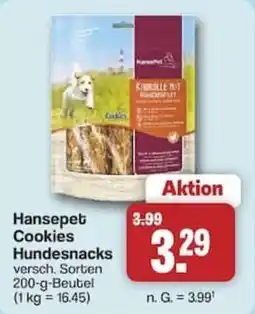 Famila Nord West Hansepet Cookies Hundesnacks Angebot