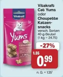 Famila Nord West Vitakraft Cat Yums Angebot