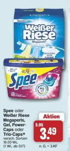 Famila Nord West Spee oder Weißer Riese Megaperls, Gel, Power-Caps oder Trio-Caps* Angebot