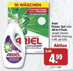 Famila Nord West Ariel Pulver, Gel oder All-in-1 Pods Angebot