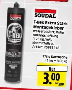 Herkules Baumarkt Soudal T-Rex Extra Stark Montagekleber Angebot