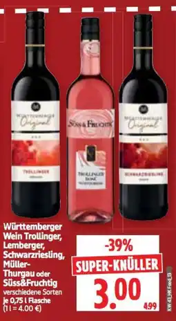 Edeka Herkules Württemberger Wein Angebot