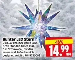 Herkules Baumarkt Bunter LED Stern Angebot