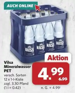 Combi Vilsa Mineralwasser PET Angebot