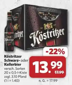 Combi Köstritzer Schwarz- oder Kellerbier Angebot