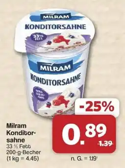 Famila Nord West Milram Konditorsahne Angebot