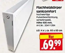 Herkules Baumarkt Flachheizkörper sanicomfort Angebot