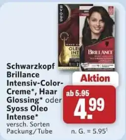 Combi Schwarzkopf Brillance Intensiv-Color-Creme* Angebot