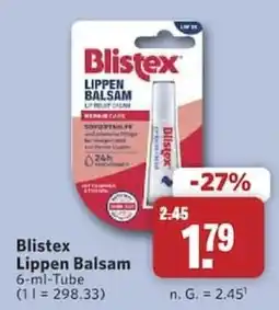 Combi Blistex Lippen Balsam Angebot