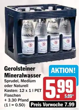 HIT Gerolsteiner Mineralwasser Angebot