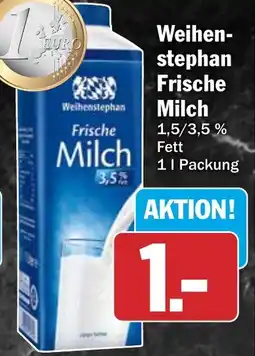 HIT Weihenstephan Frische Milch Angebot