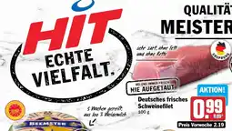 HIT Deutsches frisches Schweinefilet Angebot